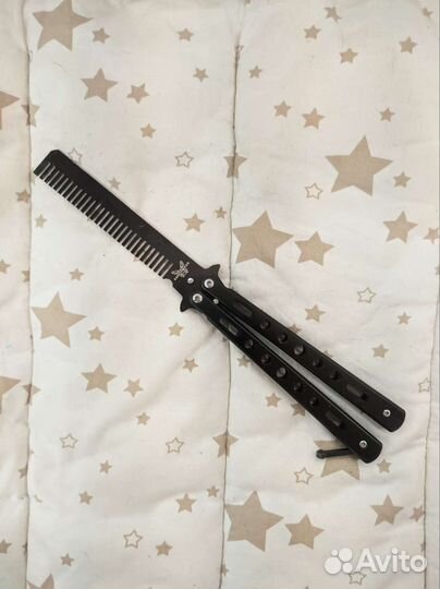 Нож бабочка расческа