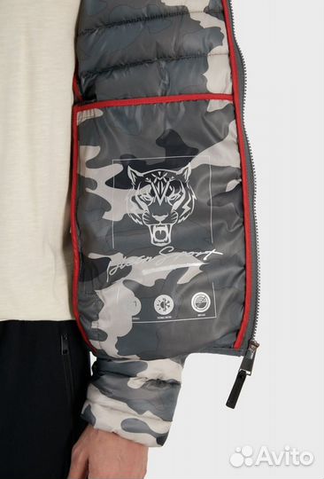 Мужская куртка Plein Sport с утепленным капюшоном