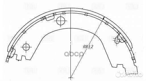 Колодки торм. для а/м ГАЗель Next (13) 4.6т ба