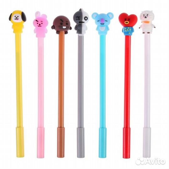 Ручка гелевая прикол микс