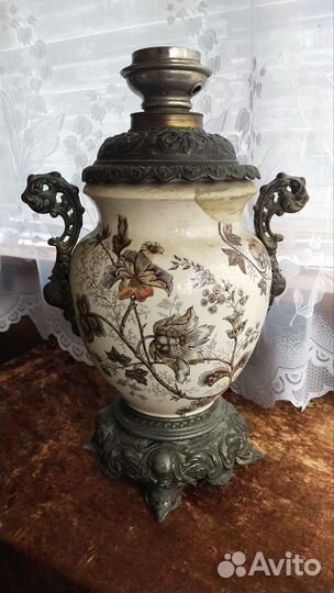 Керосиновая лампа фарфор