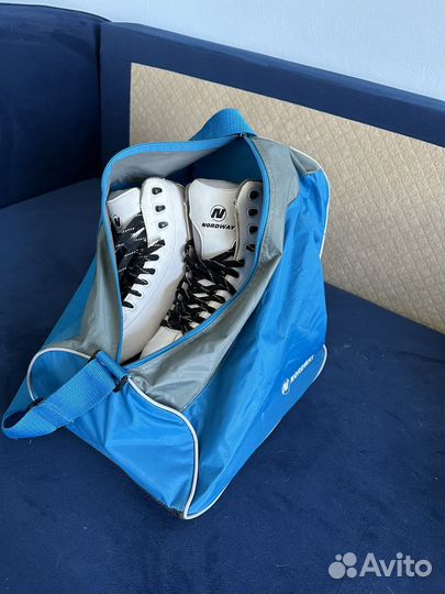 Коньки 41 женские с чехлом