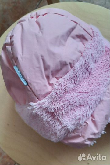 Шапочка для девочки демисезонная р.52-54-56