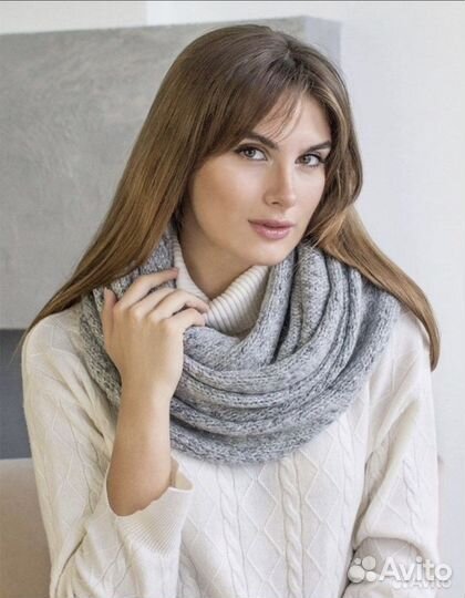 Шапки, снуд, платок кашемировый новые