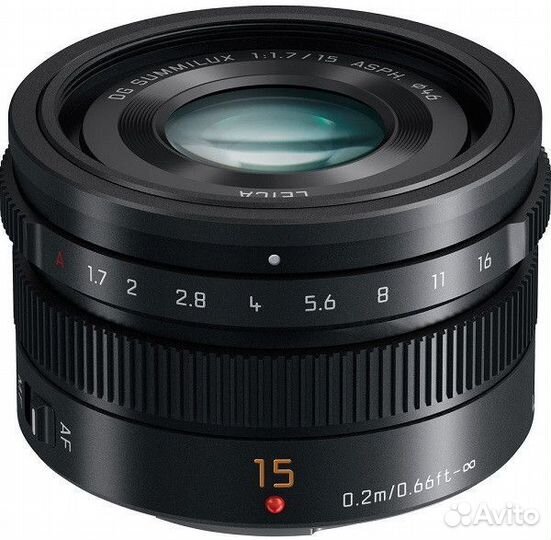 Panasonic summilux 15 MM F1.7 asph DG black