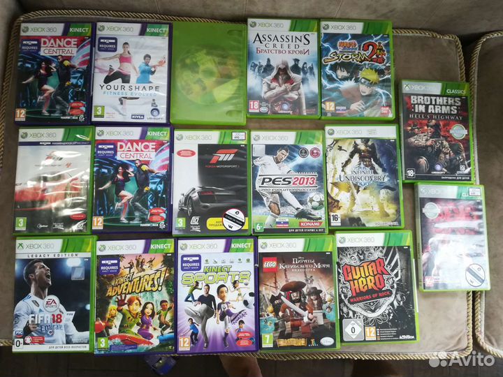 Игровая приставка Xbox 360 s kinect