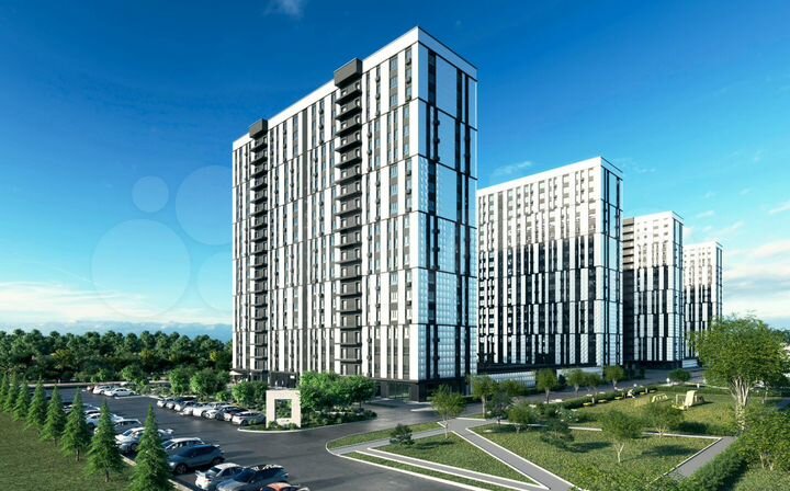 2-к. квартира, 50,6 м², 3/19 эт.