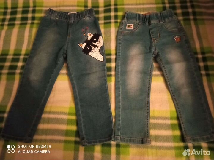 Джинсы и рубашки на мальчика