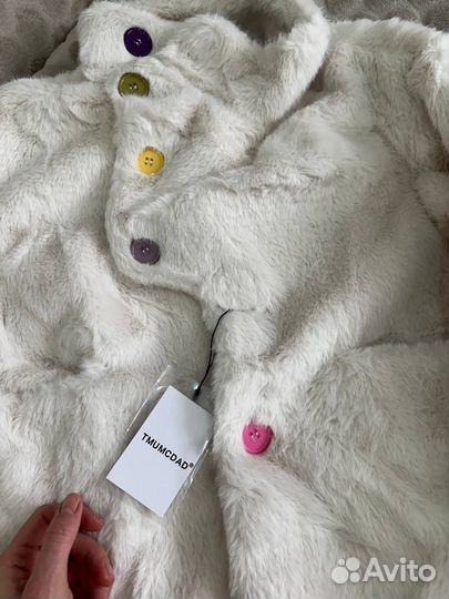 Зимнее пальто шуба для девочек