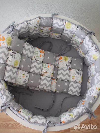 Бортики в кроватку Бомбон