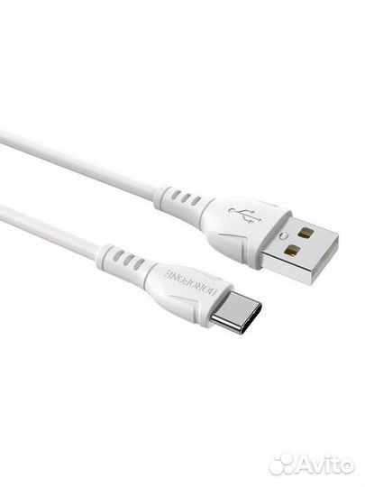 Кабель Borofone BX51 3.0A USB Type-C 1м (Белый)