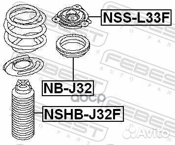 Опора амортизатора nissan murano II (Z51) 13-14