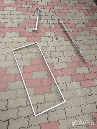 Полка настенная навесная из нержавейки