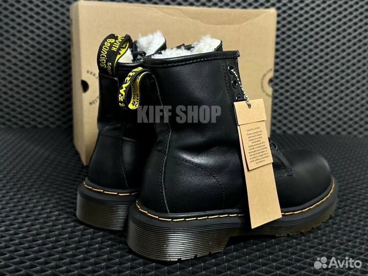 Ботинки dr martens 1460 натуральная кожа