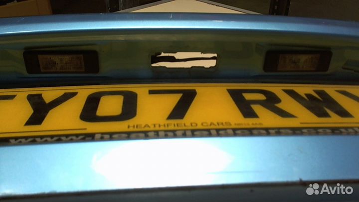 Подсветка номера Citroen C4 Picasso, 2007