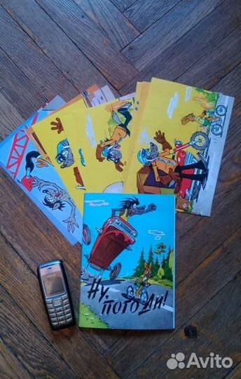 Детские книги СССР и набор открыток 