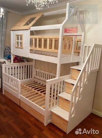 Детская кровать домик от 2 лет