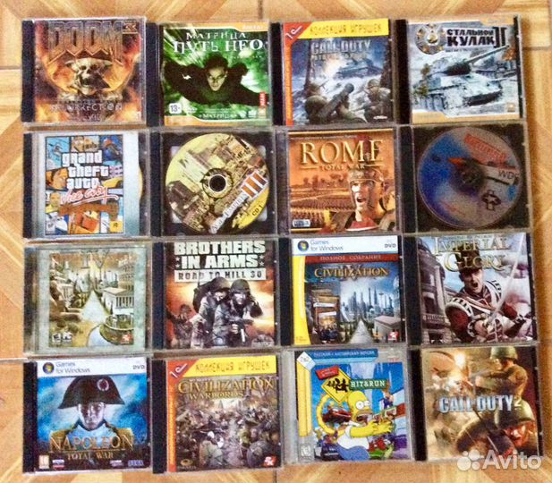 Компьютерные игры диски для пк