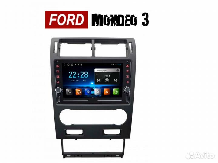 Topway ts10 Ford Mondeo 3 LTE CarPlay 3/32gb