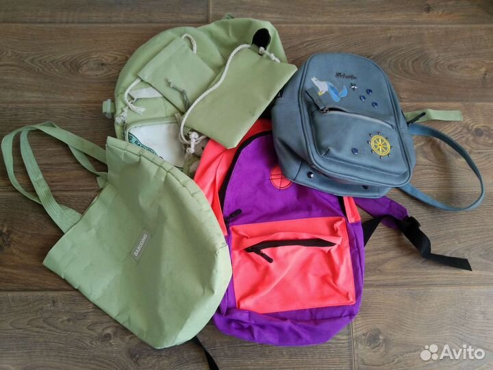 Сумки и рюкзаки детские пакетом