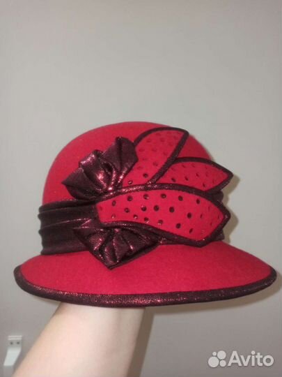 Шляпа фетровая женская
