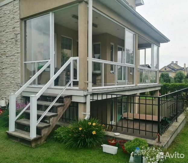 Алюминиевые окна Перегородки Остекление