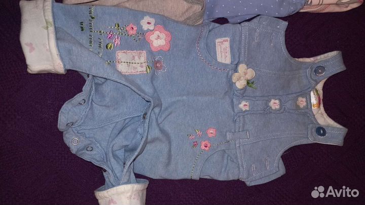 Одежда для девочки 62 р пакетом