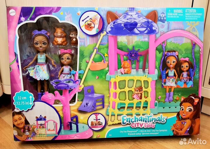 Энчантималс Аист Кошка Йорк Корги Пудель