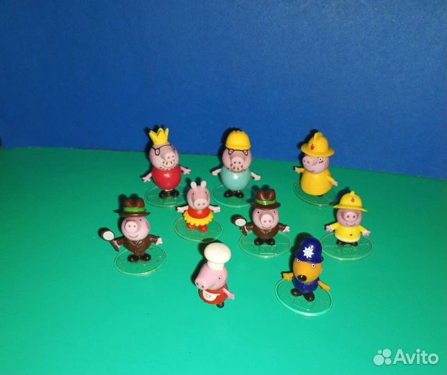 Свинка Пеппа фигурки Чупа Чупс