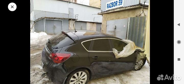 Opel Astra J a14net 2009 астра