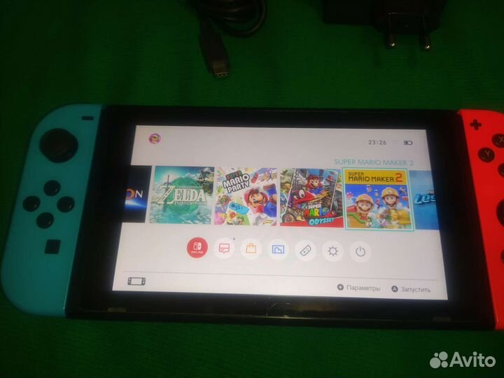 Nintendo Switch v2, 128Gb, чипованная