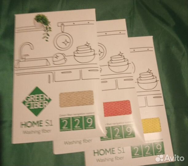 Файбер Greenway для мытья посуды