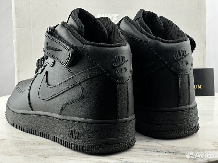 Кроссовки Nike Air Force 1 Mid Black