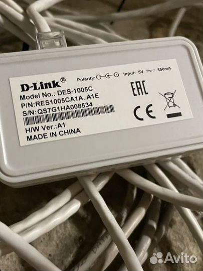 Коммутатор интернет D-Link - DES1005C