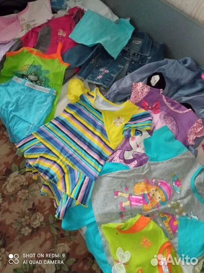 Вещи пакетом на девочку 32 размер