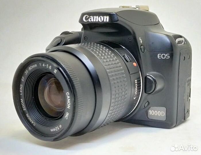 Зеркальный аппарат Canon EOS 1000D + объективы