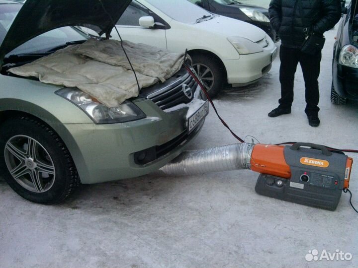 Отогрев авто