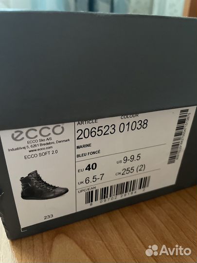 Новые кеды ecco soft 2.0