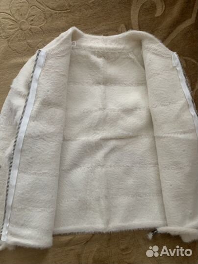 Кофта для девочки рост 128 из ангорки