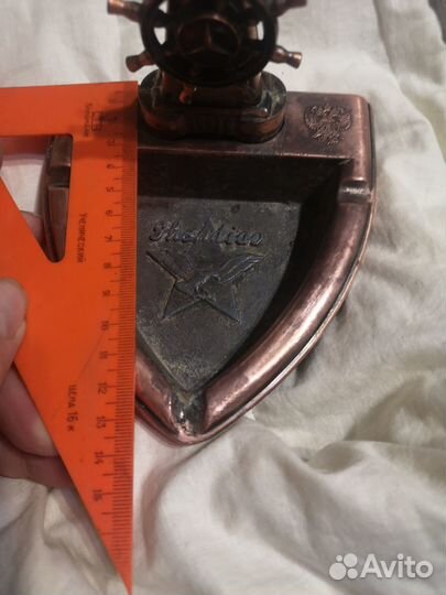 Медная пепельница