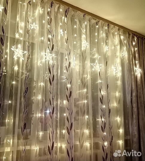 Звездная светодиодная гирлянда «Калейдоскоп»