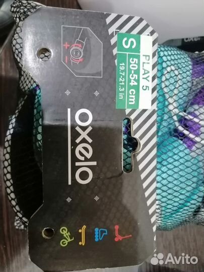 Коньки роликовые, и набор защиты Oxelo