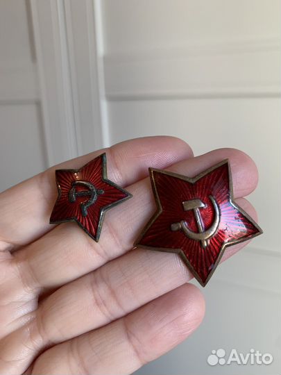 Звезда на фуражку СССР большая