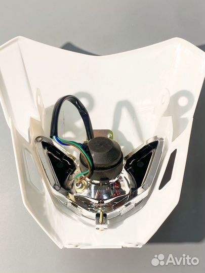 Фара зеленая эндуро питбайк мотоцикл