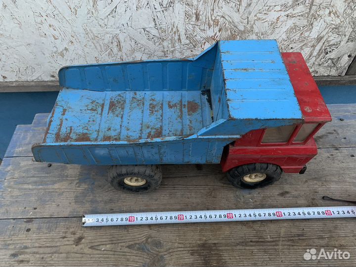 Игрушка машинка железная большая самосвал СССР