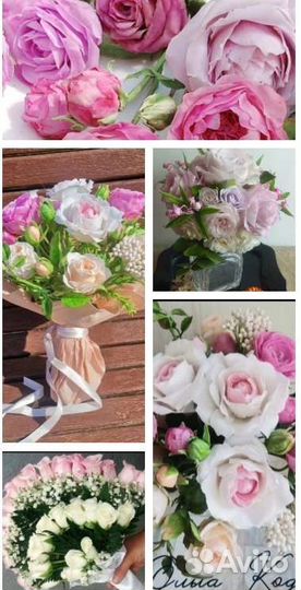 Онлайн обучение цветы из флористической глины