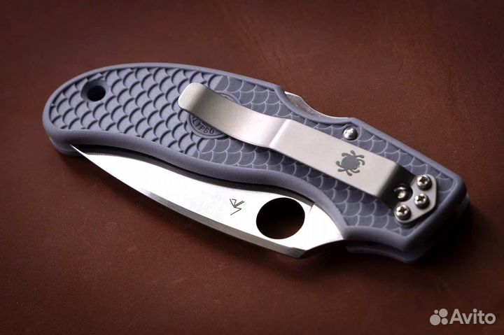 Нож Spyderco Calypso Jr. Aogami Superblue