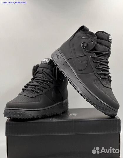 Ботинки Nike Air Force 1 Duckboot (с мехом) (Арт.55716)