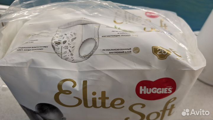 Подгузники Huggies elite soft platinum 6 (38 штук)