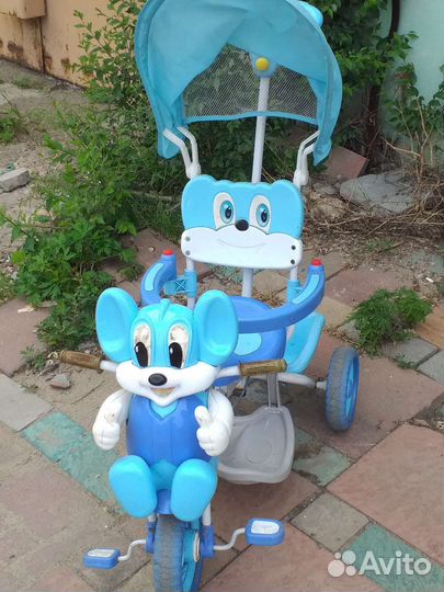 Прогулочная коляска-велосипед